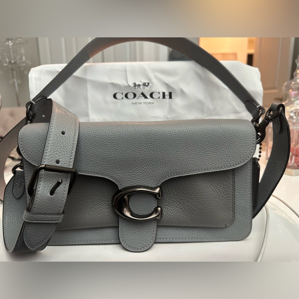 Coach Pebble Leather Mini Shoulder Bag